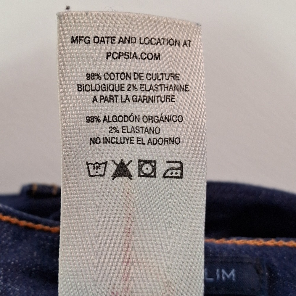 Patagonia Womens Slim Fit Organic Cotton Denim Jeans Dark Wash Indigo Size 32 - Picture 10 of 12